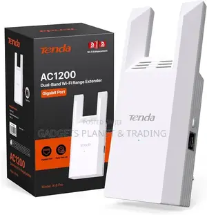 Tenda A18 Pro 1200mbps Wireless Dual Band Range Extender -Ac1200