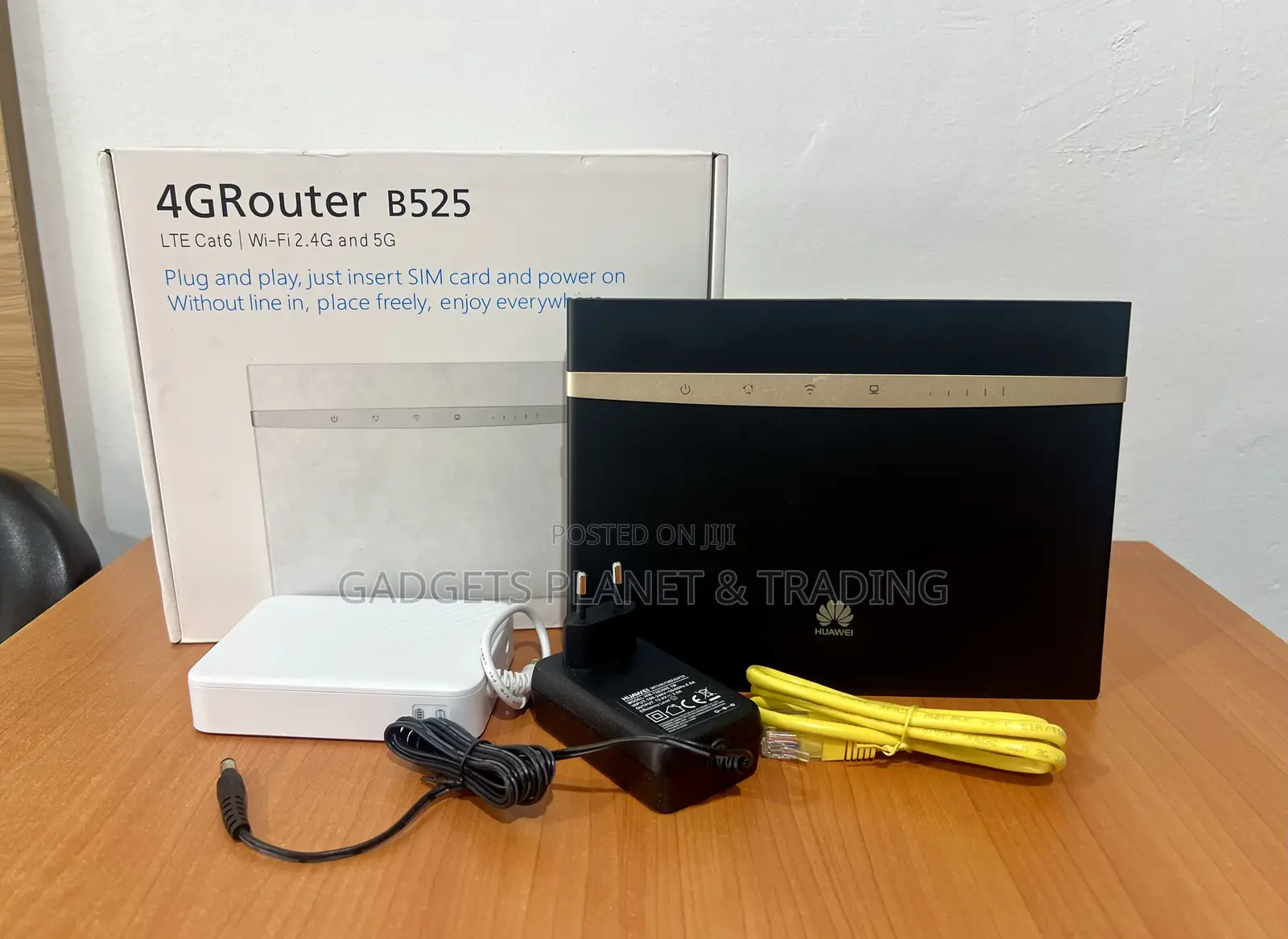 Huawei B525 Cat6 4g Lte Speed 300mbps Cpe Router With Backup Powerpack
