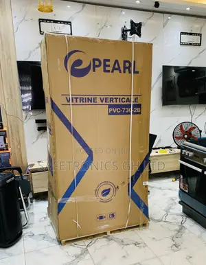 Quality Pearl PVC-730-2b 610-Liter Double-Door Glass Display Fridge