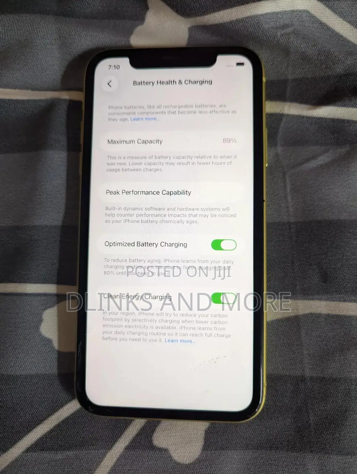 Apple iPhone 11 64 GB Yellow