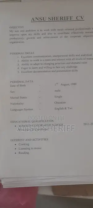 Logistics Transportation CV