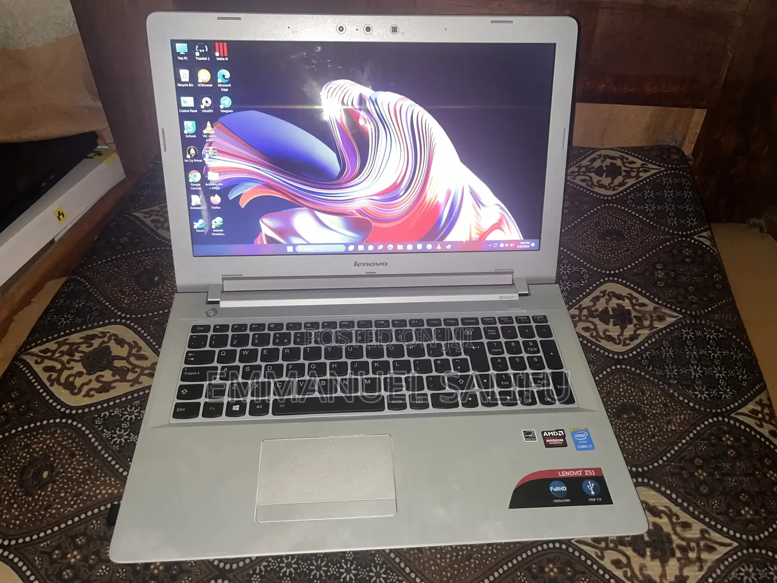 Laptop Lenovo Z50-70 8GB Intel Core i7 HDD 1T