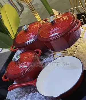 7pcs / 4 Set Cast Iron Cookware