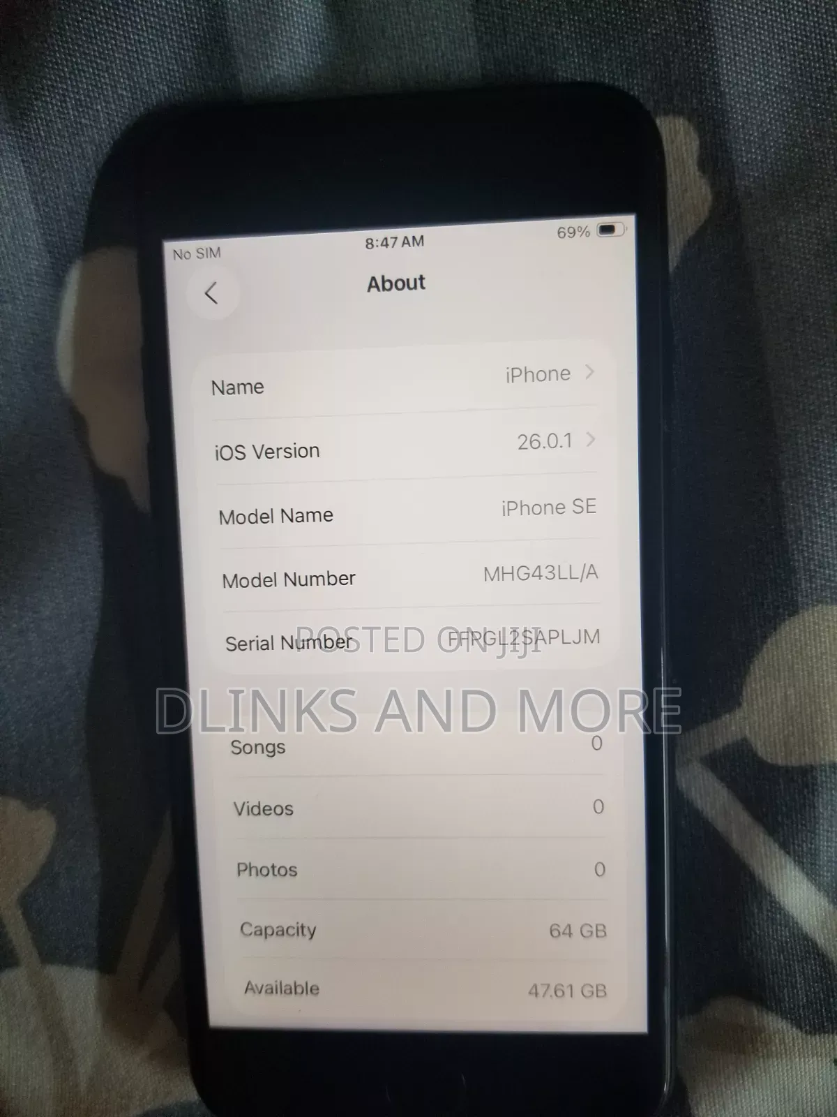 Apple iPhone SE (2020) 64 GB Black