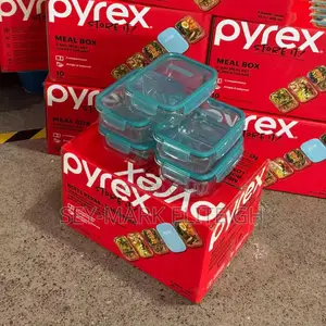 5 Set Borosilicate Glass Meal Prep/ Storage Bowls