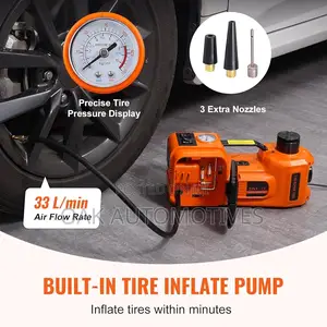 5 Ton Hydraulic Electric Car Jack With Impact Wrench and Tire Pump