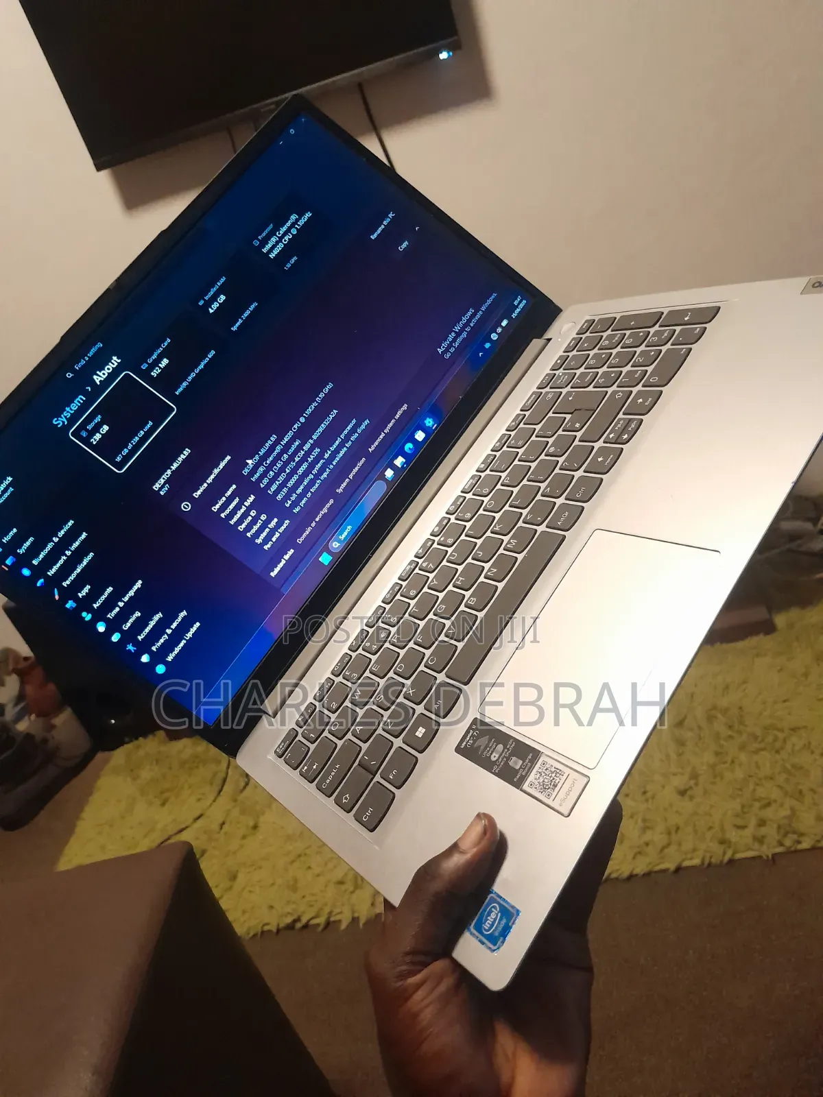 Laptop Lenovo IdeaPad 1 4GB Intel HDD 256GB