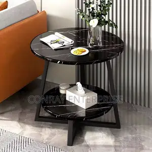 Faux Marble Circular Tabletop