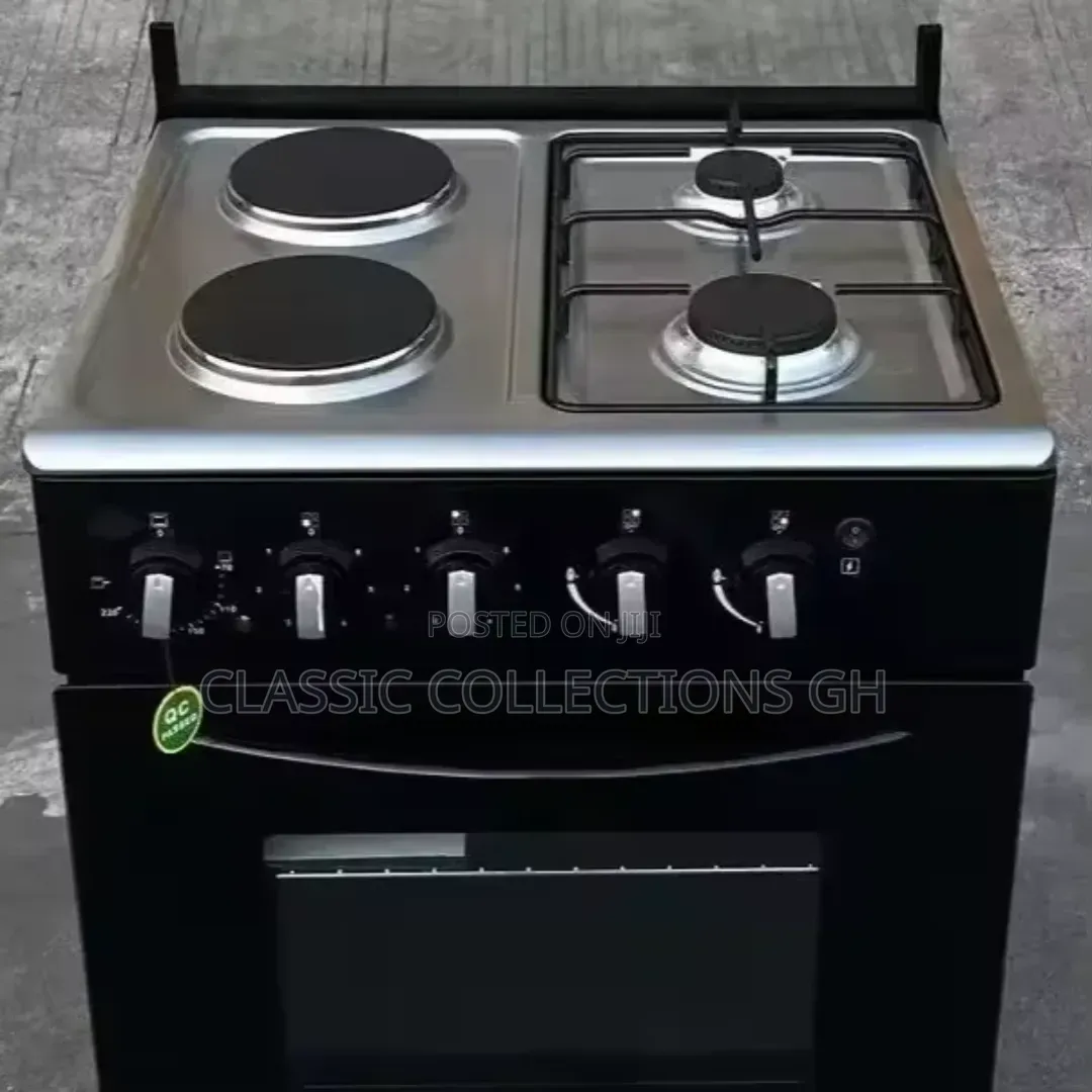 2 Gas 2 Electric Electric Gas Oven Multi Functional Stoves