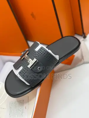 High Quality Men Hermes Slippers