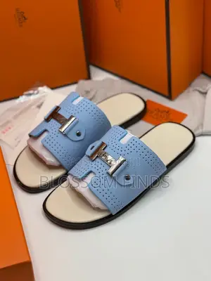 High Quality Men Hermes Slippers