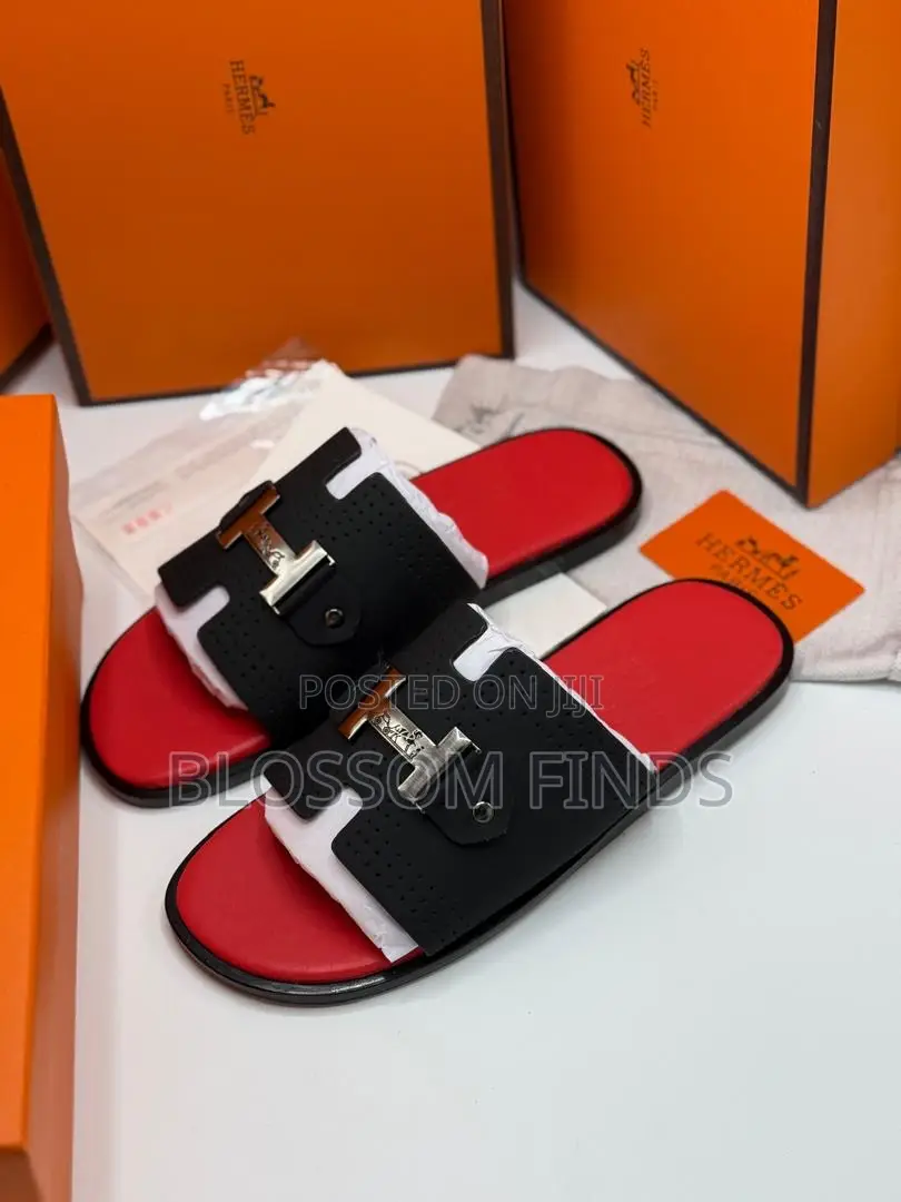 High Quality Men Hermes Slippers