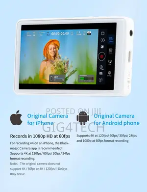 Feelworld Mc4 Selfie Monitor for iPhone/Android With Remote Audio