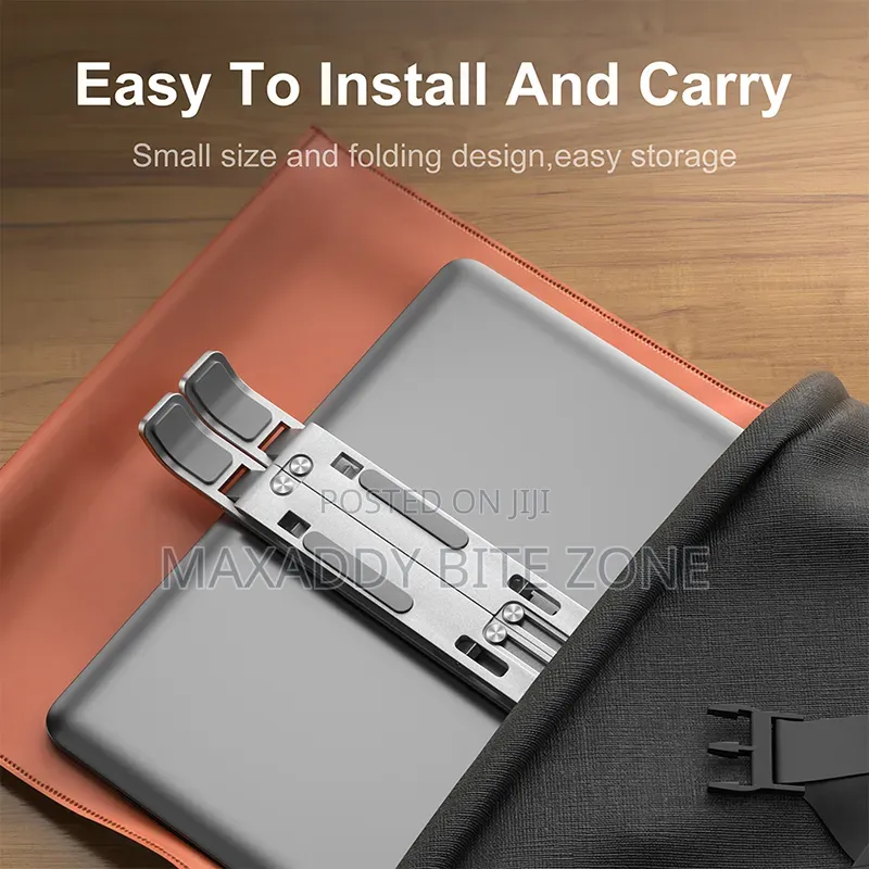 Aluminum Alloy Laptop Holder Stand Adjustable Foldable