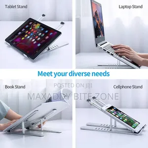 Aluminum Alloy Laptop Holder Stand Adjustable Foldable