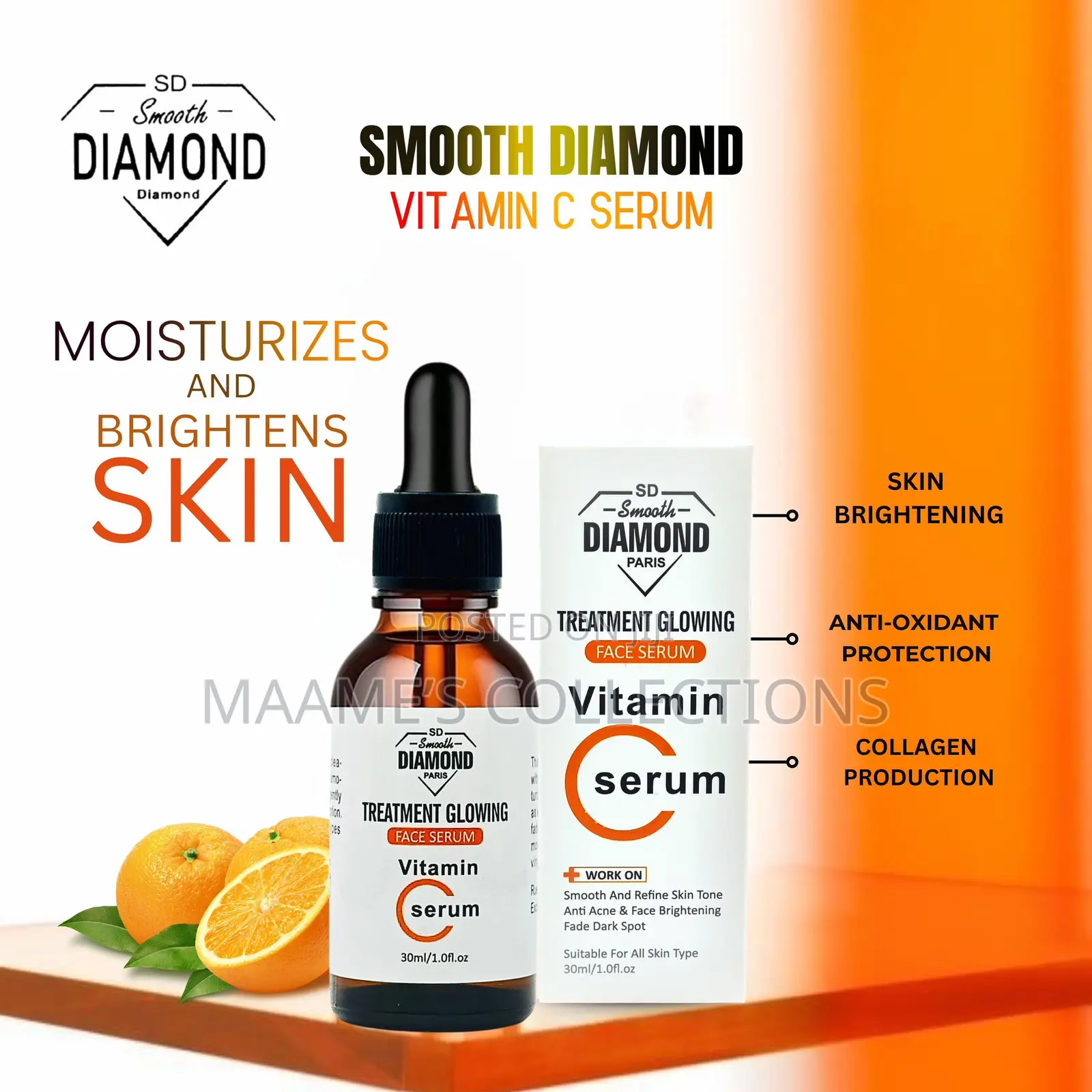 Smooth Diamond Treatment Glowing Vitamin C Face Serum