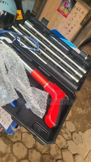 Nail Gun With Extended Pole for Ceiling Works