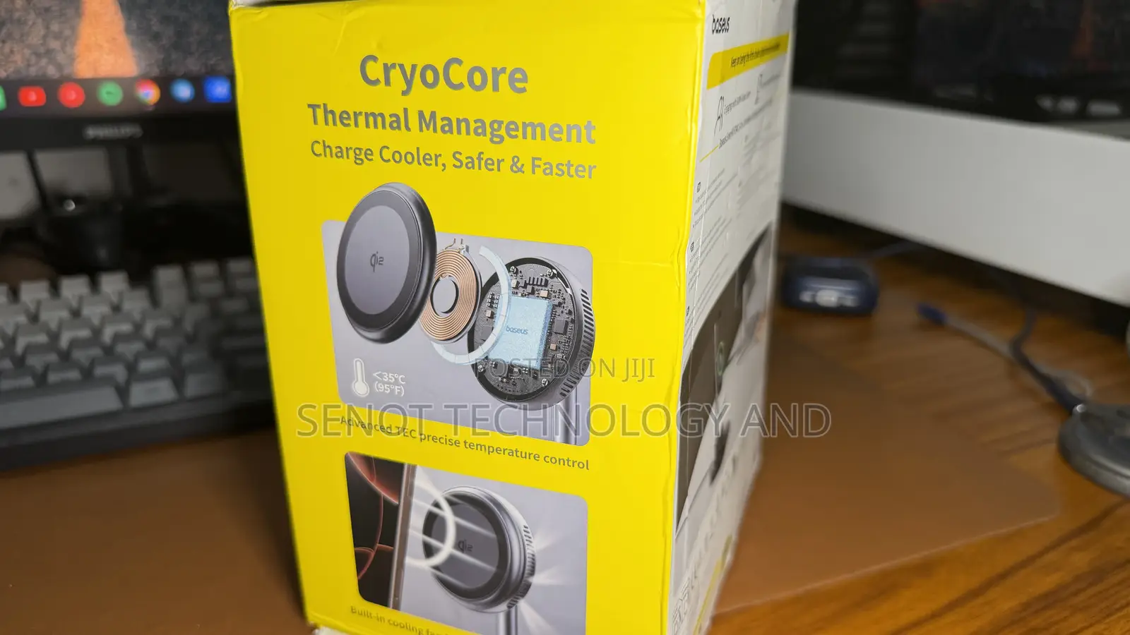 Baseus 3 in 1 Wireless Charger Stand.