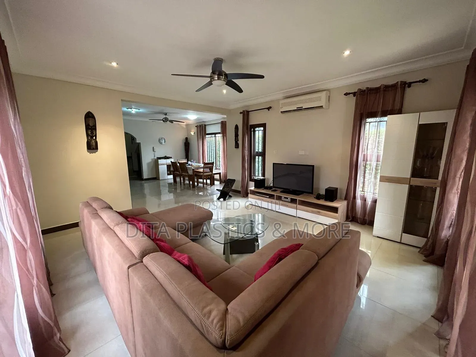 Furnished 3bdrm House in Sakumono for rent