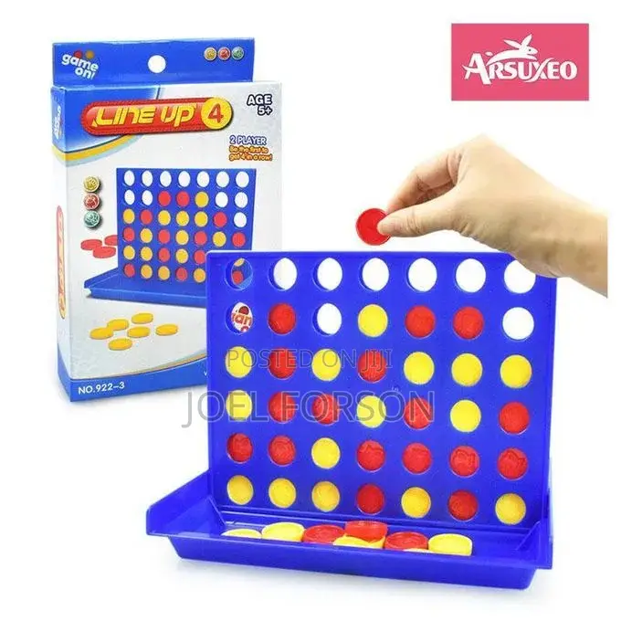 Connect 4-in-a-Line Board Game