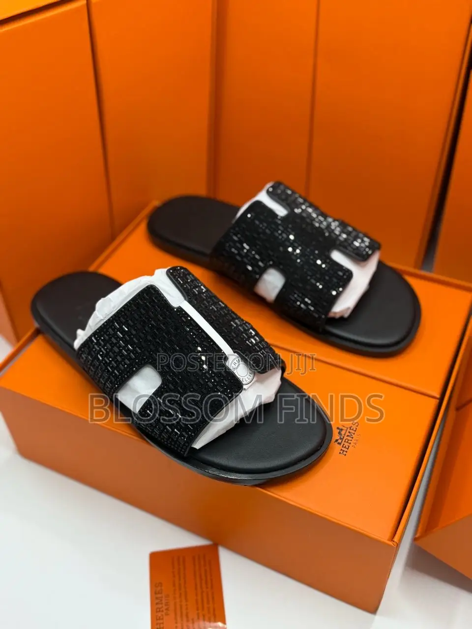 Three Different Designs Hermes Slippers