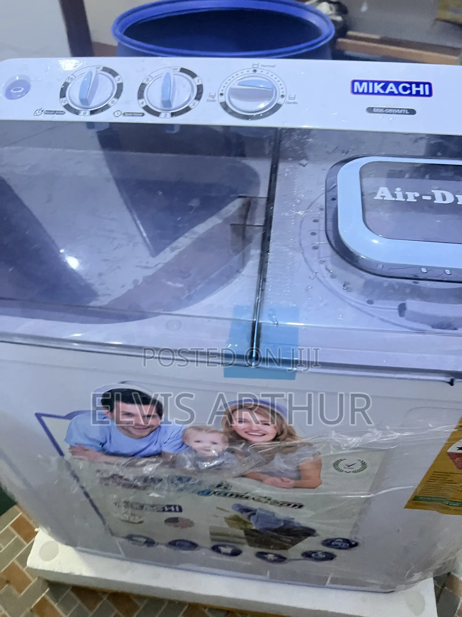 Washing Machine 8kg- 15kg Twin Tub (+ Complete Dry)