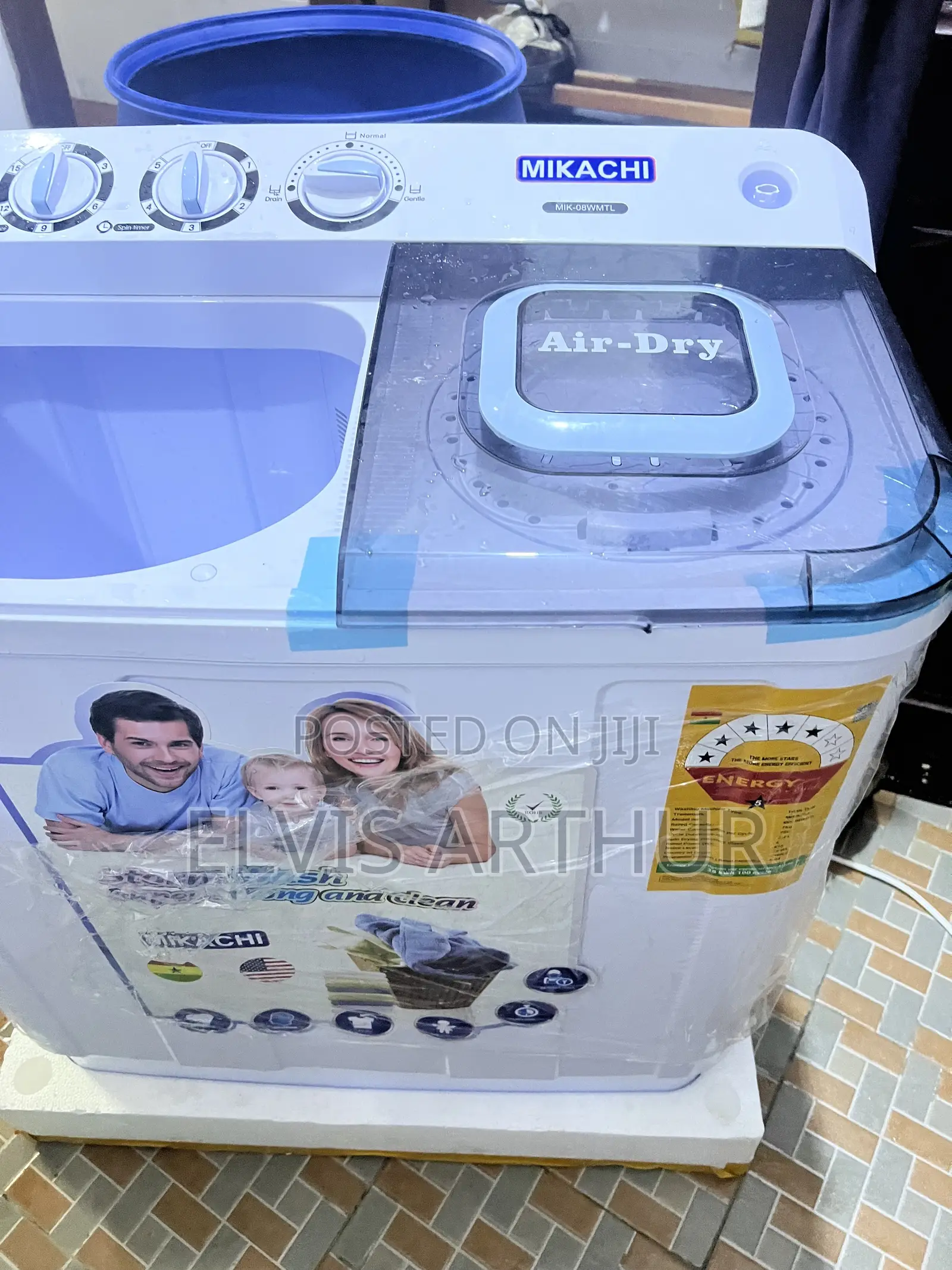Washing Machine 8kg- 15kg Twin Tub (+ Complete Dry)