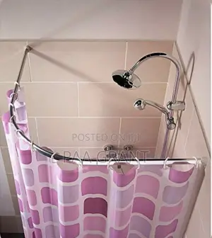 Strong Adjustable Reclining Shower Curtains Rods