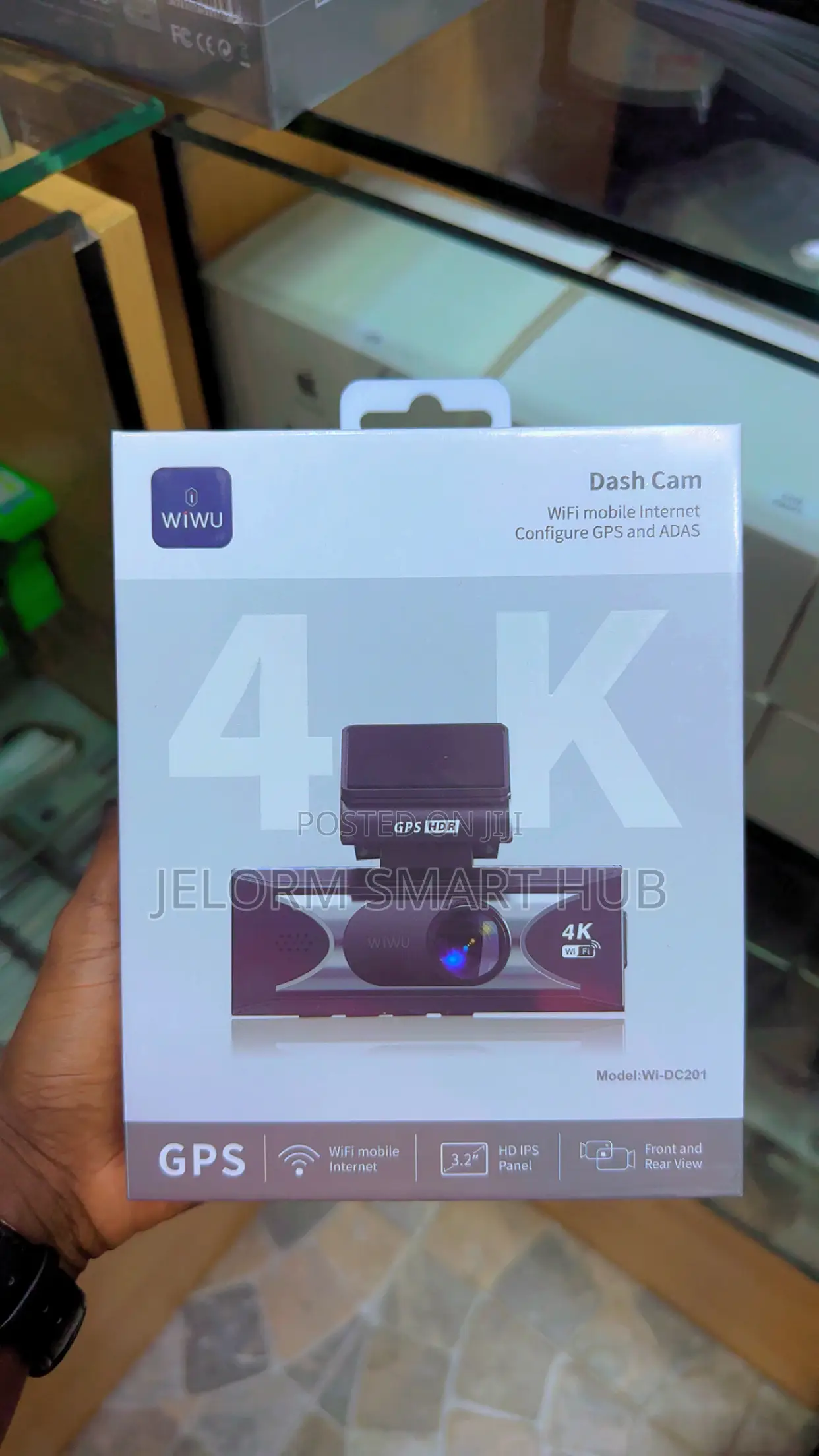 Wiwu Wi-dc201 Dash Cam Wifi Mobile Internet Configure Gps And Adas