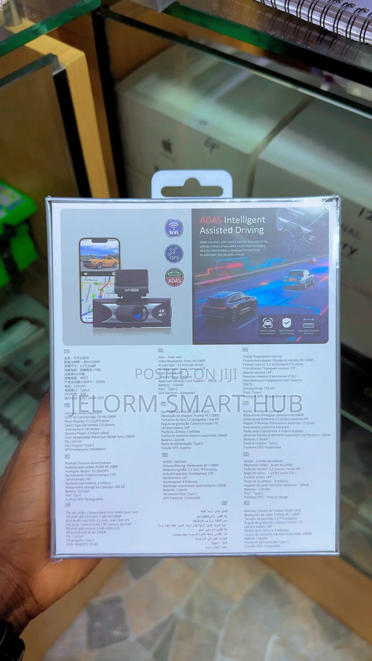Wiwu Wi-dc201 Dash Cam Wifi Mobile Internet Configure Gps And Adas