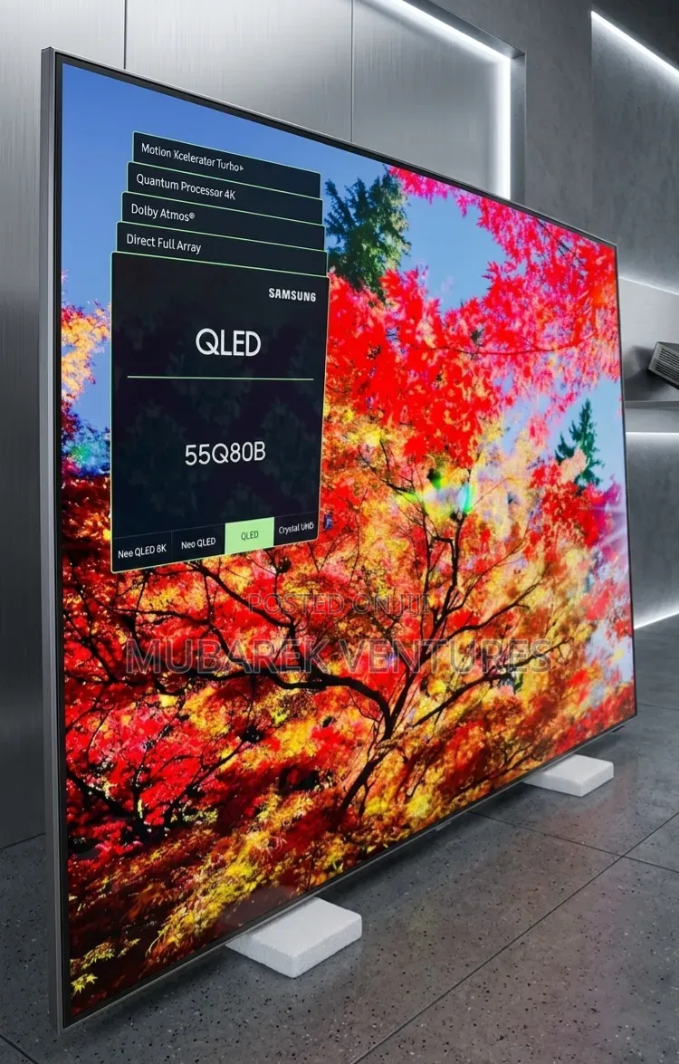 Samsung 85 Inch Qled Smart Tv With Vision Ai, Quantum HDR