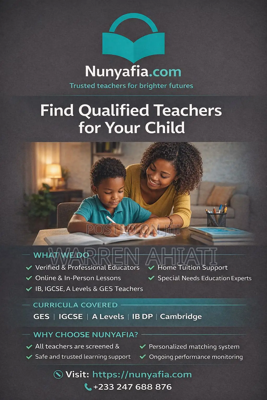 Find Teachers for Your Child With Ease at No Cost