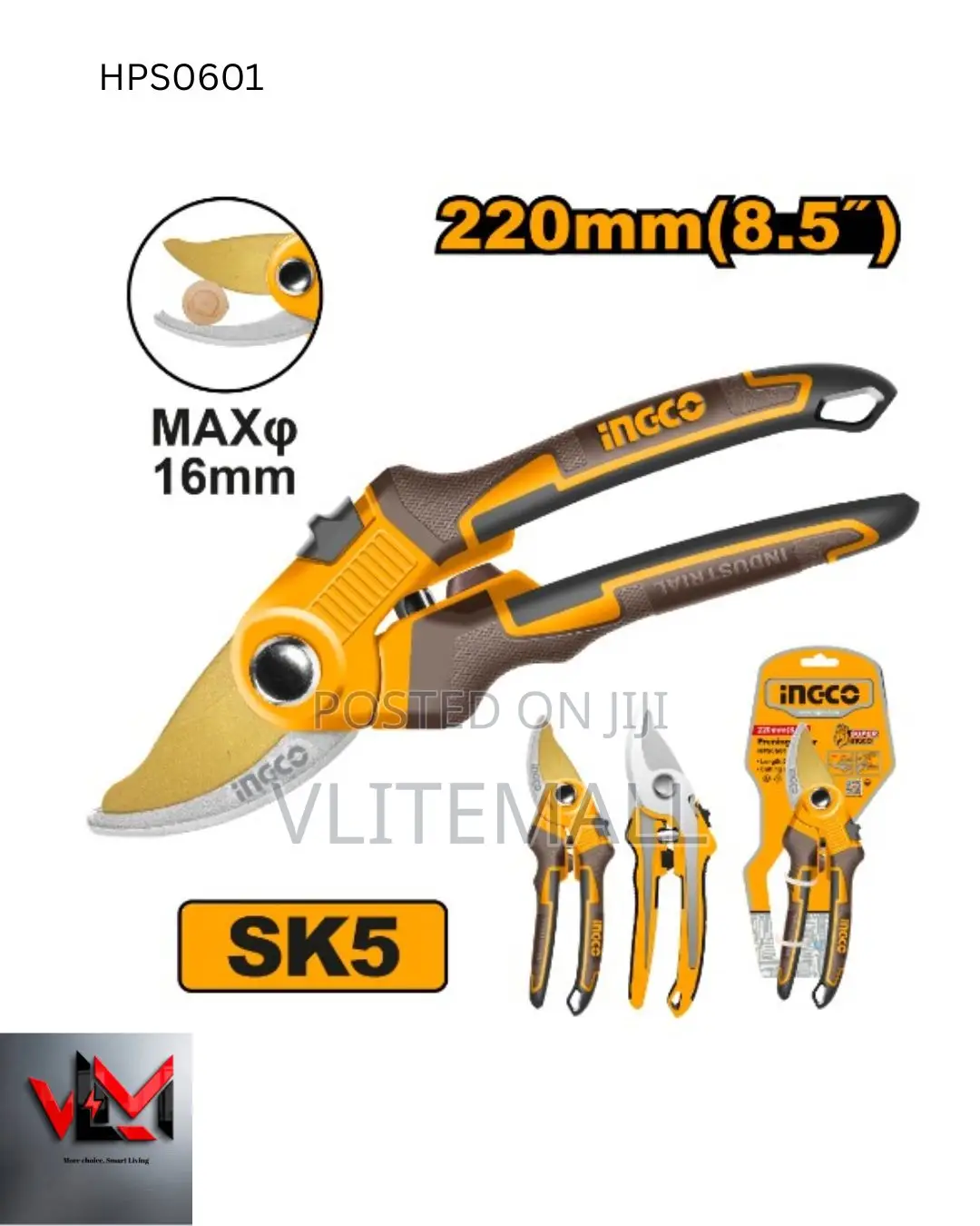 Ingco 8.5" Pruning Shear Hps0601