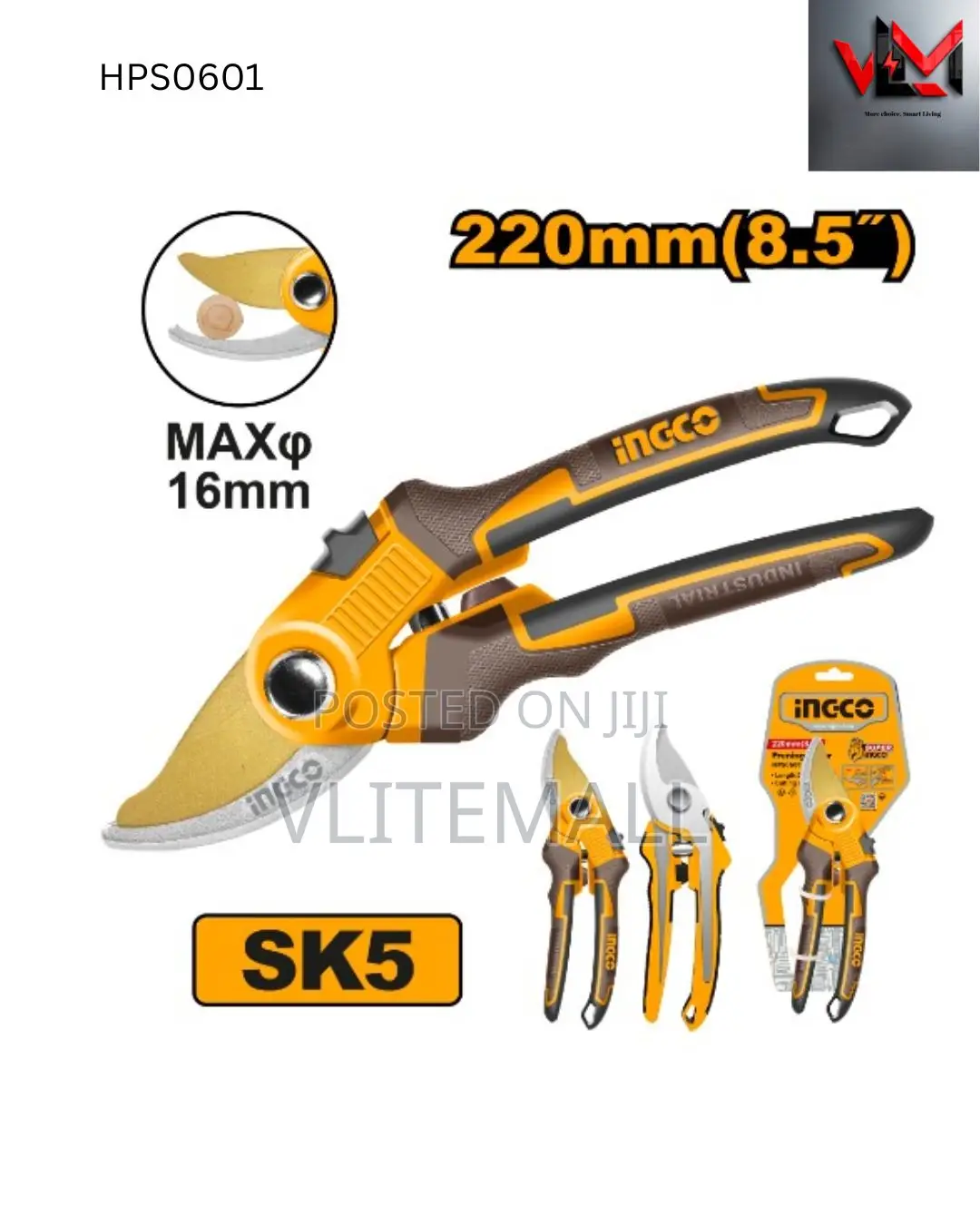 Ingco 8.5" Pruning Shear Hps0601