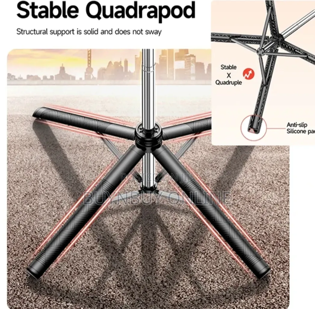 Adjustable 360° Panoramic Quadrupod/Tripod 1.8 Meters Long