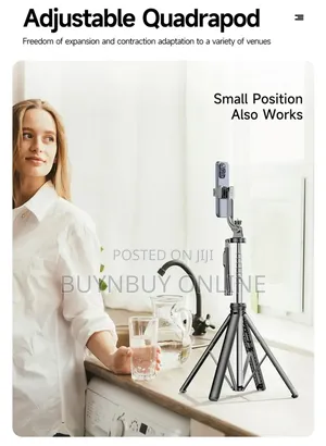 Adjustable 360° Panoramic Quadrupod/Tripod 1.8 Meters Long