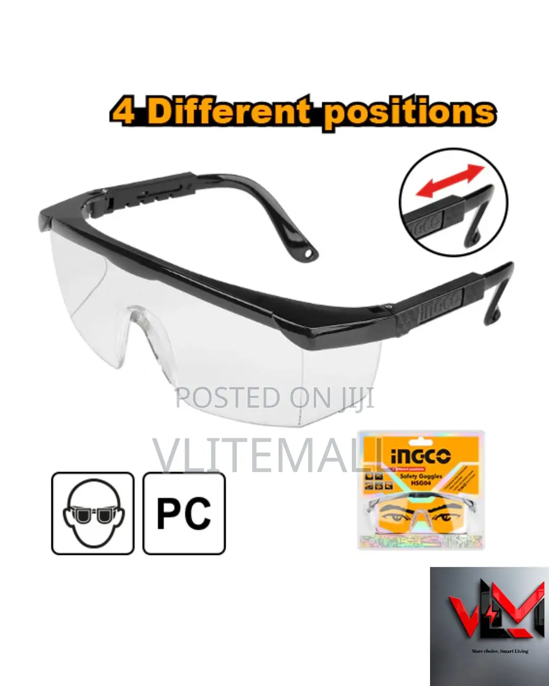 Ingco Hsg04 Safety Goggles