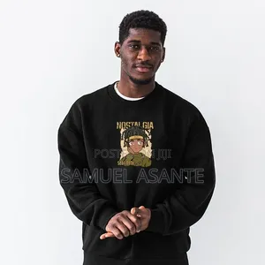 Men’S Cotton Blend Crew Neck Sweatshirt