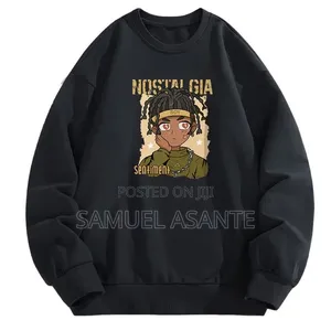 Men’S Cotton Blend Crew Neck Sweatshirt