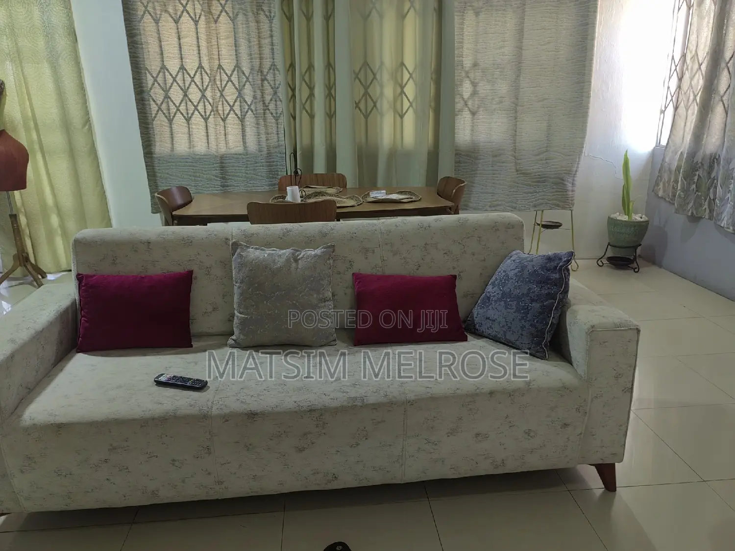 Sofathree-Seater Sofa Plus One Seater With Pillowcases, in Vintage