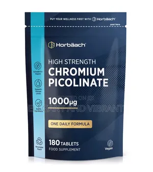 Chromium Picolinate 1000mcg,High Strength,180 Tablets
