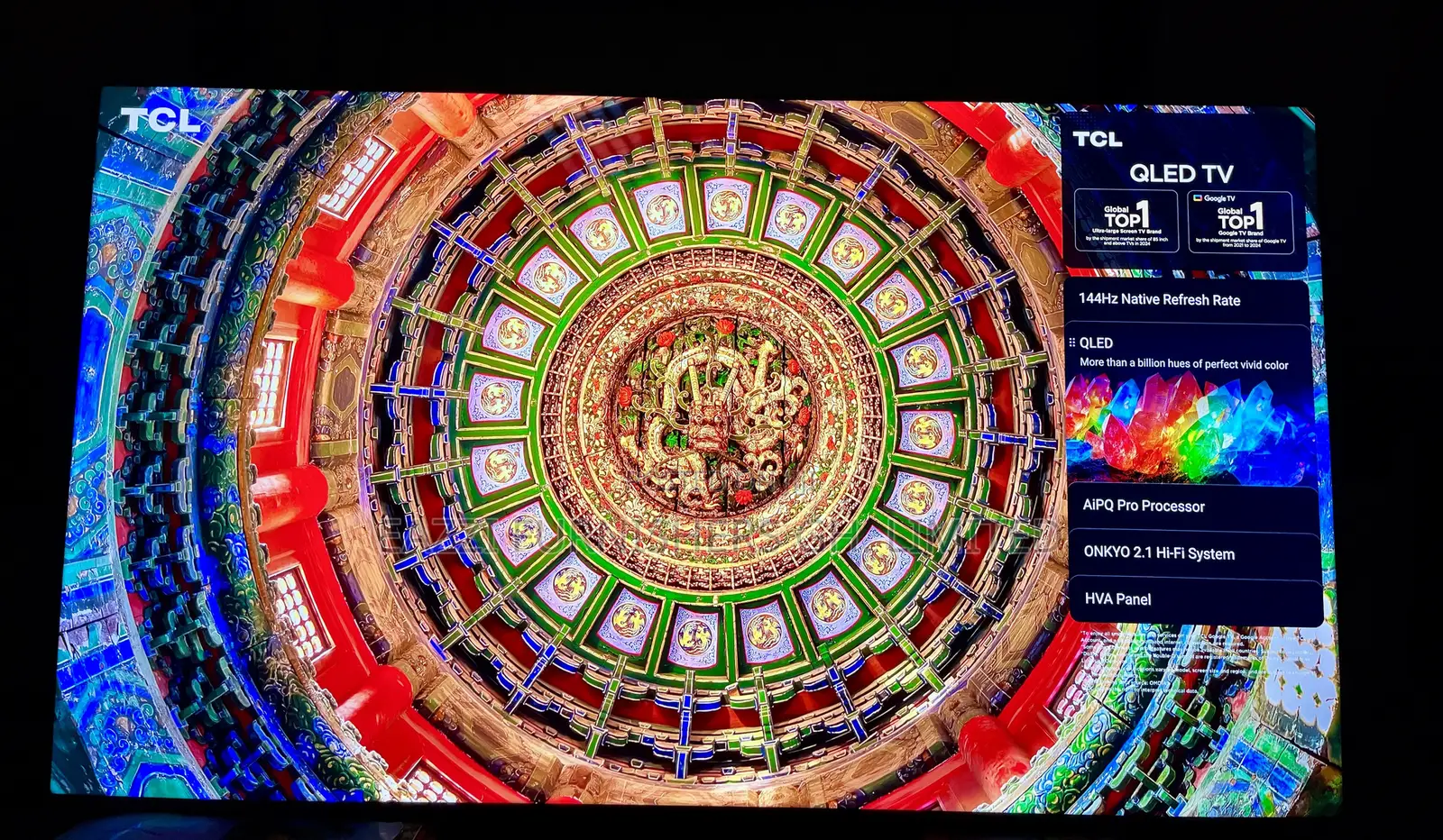 Premium Qled TCL 65 Inch 65 P8k Smart Satellite at 144-288 Hz Game Tv