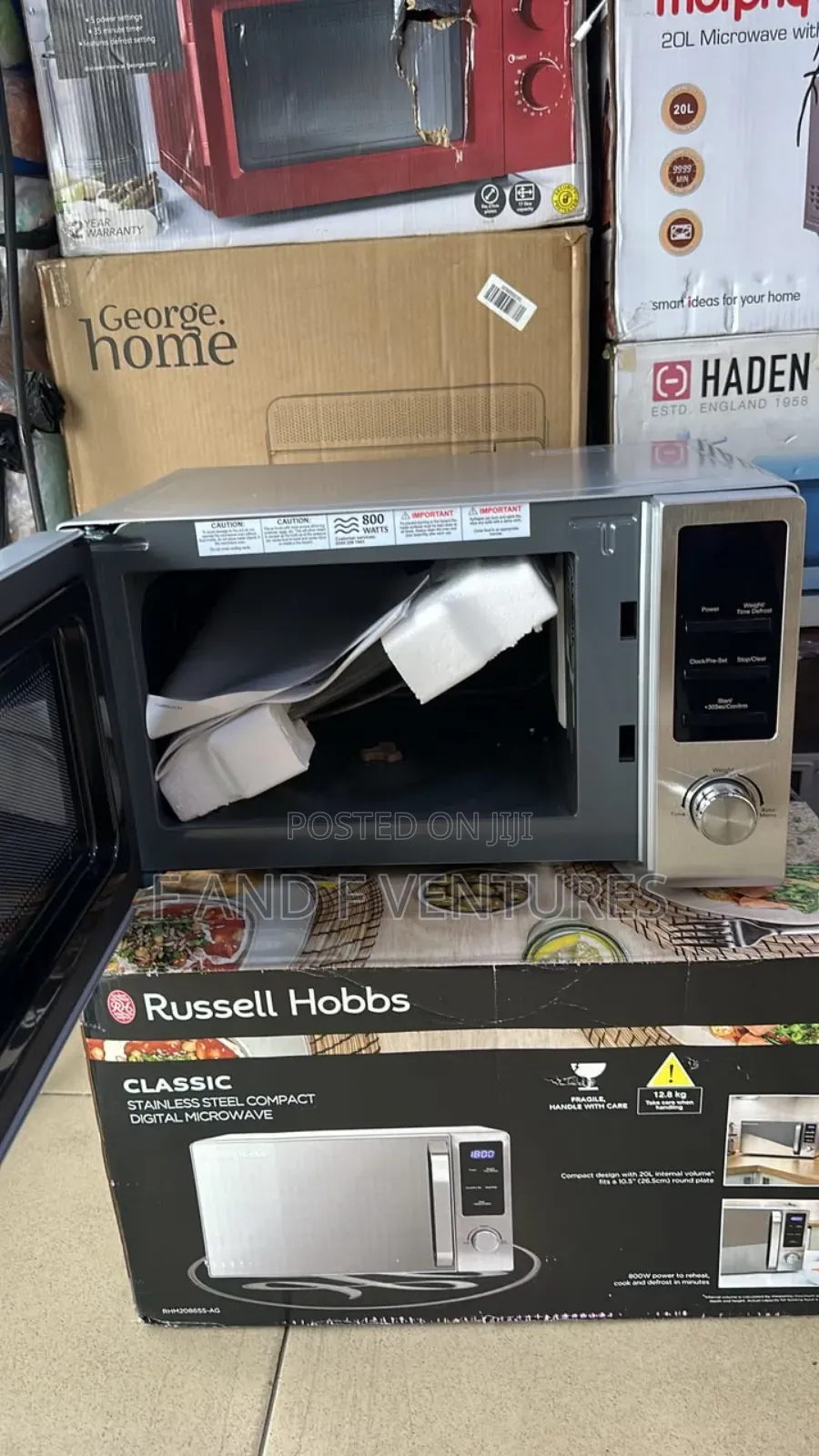 Russell Hobbs Mirror Door Microwave - Uk