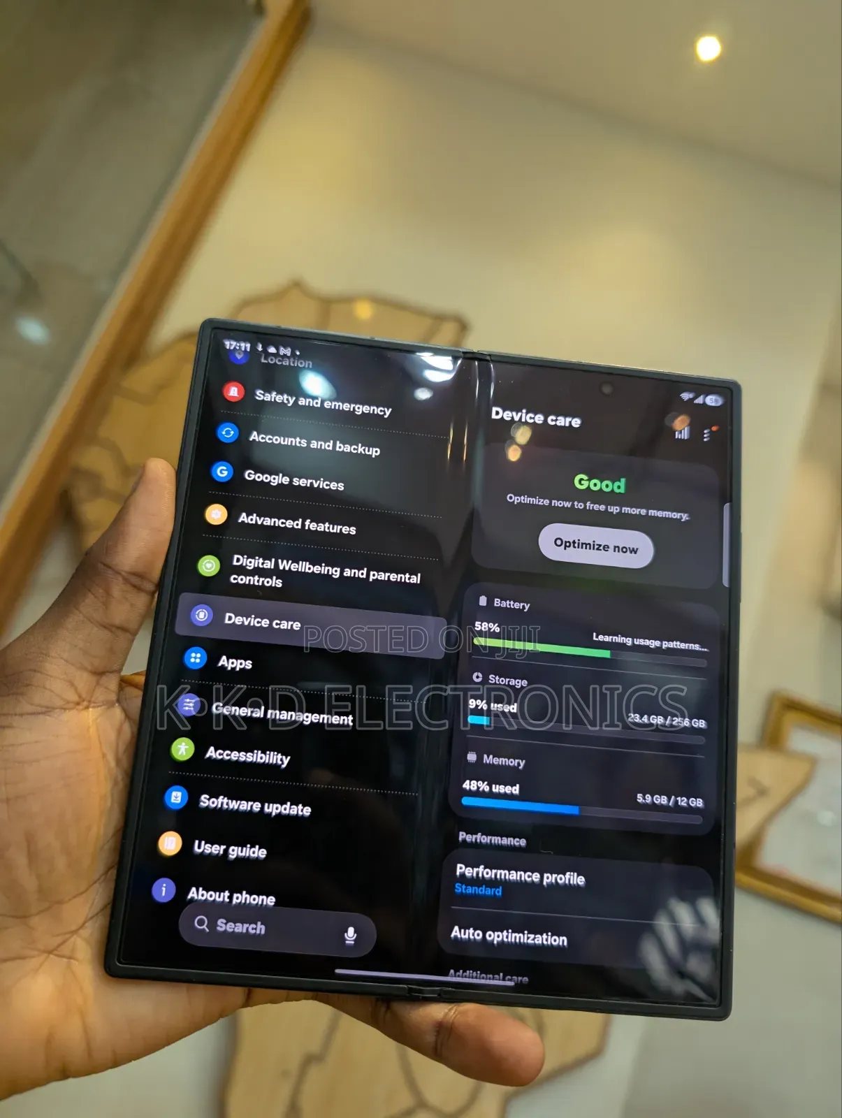 Samsung Galaxy Z Fold7 256 GB Black