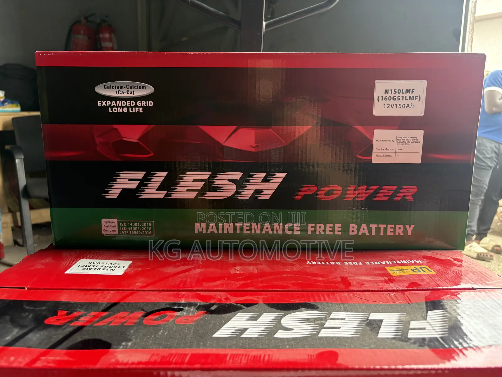 25 Plate 150ah Battery Flesh Power