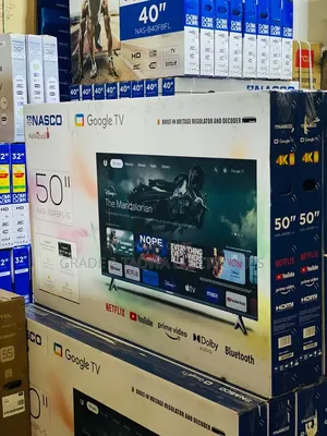 Edge Less Designed Nasco 50-Inch Smart Google Tv