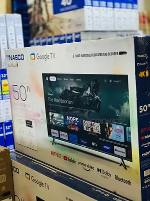Genuine Sleek Nasco 50-Inch Smart Google Tv
