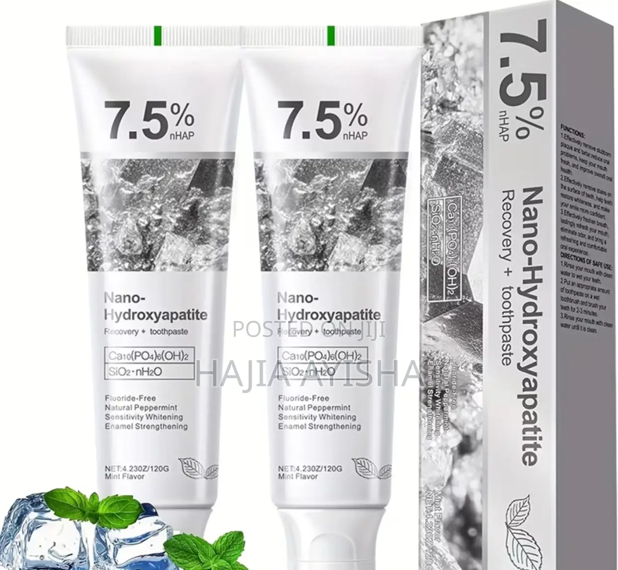 Nano-Hydroxyapatite Recovery Toothpaste (Moq 3)