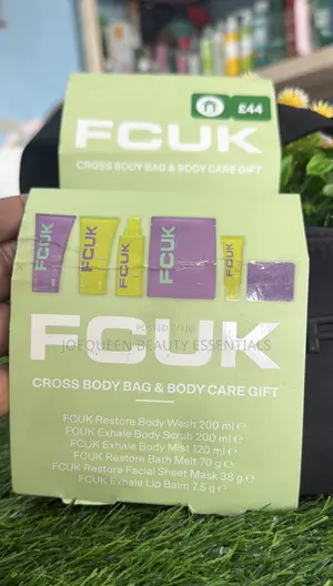 Fcuk Cross Body Bag and Care Gift Set