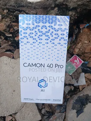 New Tecno Camon 40 Pro 5G 256 GB Black